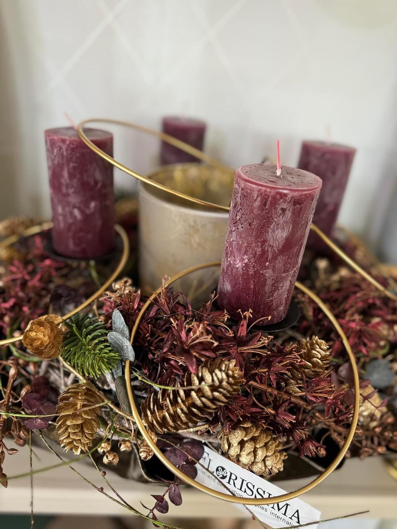 ARANJAMENT-LUMANARI-RUSTIC-BORDO.jpg ARANJAMENT LUMANARI RUSTIC BORDO - imagine 1