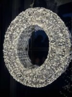 CORONITA 3D 3000 LEDURI DIAMETRU 55 CM  INTERIOR /EXTERIOR - imagine 4