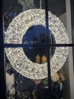 CORONITA 3D 3000 LEDURI DIAMETRU 55 CM  INTERIOR /EXTERIOR - imagine 5