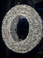 CORONITA 3D 3000 LEDURI DIAMETRU 55 CM  INTERIOR /EXTERIOR