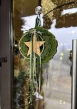 CORONITA MOOS ARTIFICIAL STEA METALICA AURIE SI FUNDITE - imagine 4