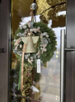 CORONITA DIN PIN ARTIFICIAL CONURI NINSE SI INGERAS METALIC AURIU - imagine 2