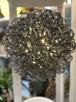 GLOB METALIC SAMPANIE 100 LED DIAMETRU 40 CM LUMINA CALDA - imagine 4