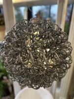 GLOB METALIC SAMPANIE 100 LED DIAMETRU 40 CM LUMINA CALDA - imagine 3