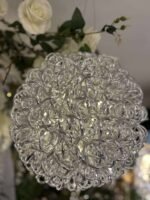 GLOB METALIC SILVER 100 LED LUMINA CALDA DIAMETRU 40CM - imagine 3