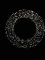 CORONITA 3D 3000 LEDURI DIAMETRU 55 CM  INTERIOR /EXTERIOR - imagine 2