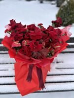 BUCHET TRANDAFIRI ROSII - imagine 2